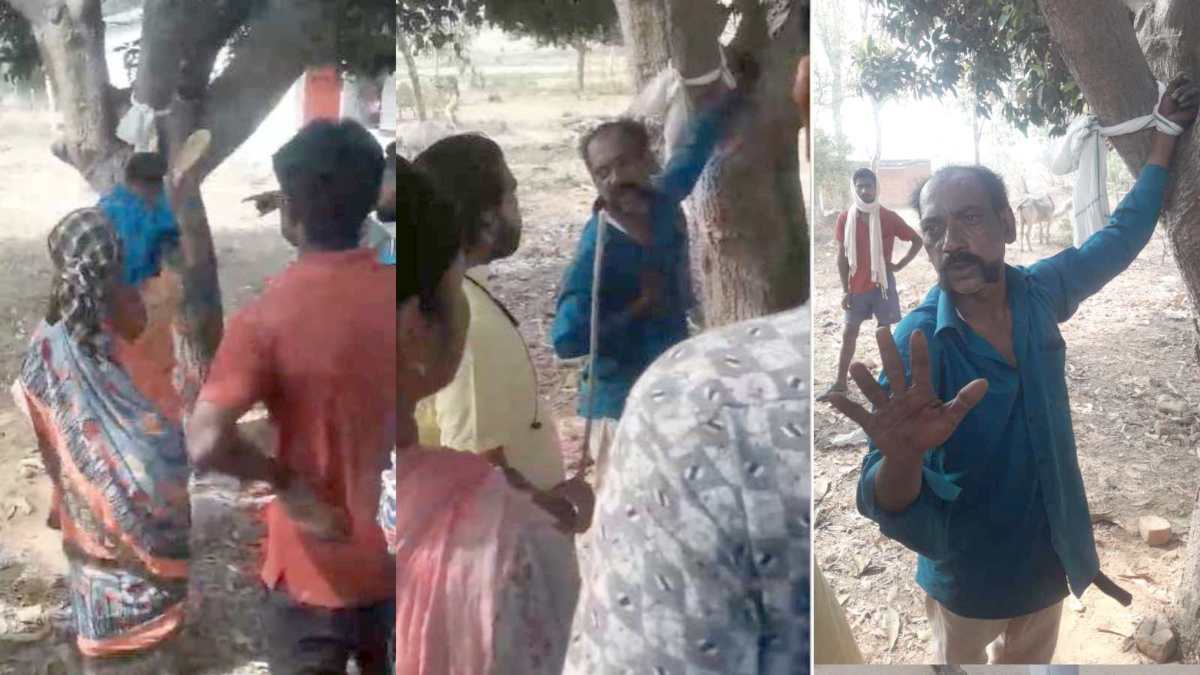 Surajpur News : बच्चा चोरी के शक में ऑटो ड्राइवर को पेड़ से बांधकर ग्रामीणों ने पीटा, वीडियो आया सामने