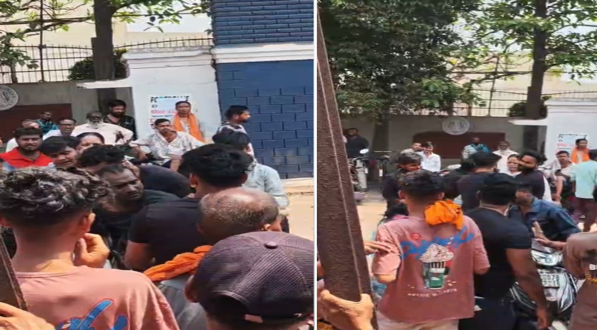 LPG की किल्लत के बीच मारपीट, गैस एजेंसी में तैनात बाउंसर ने ग्राहक को पीटा, देखें वीडियो…