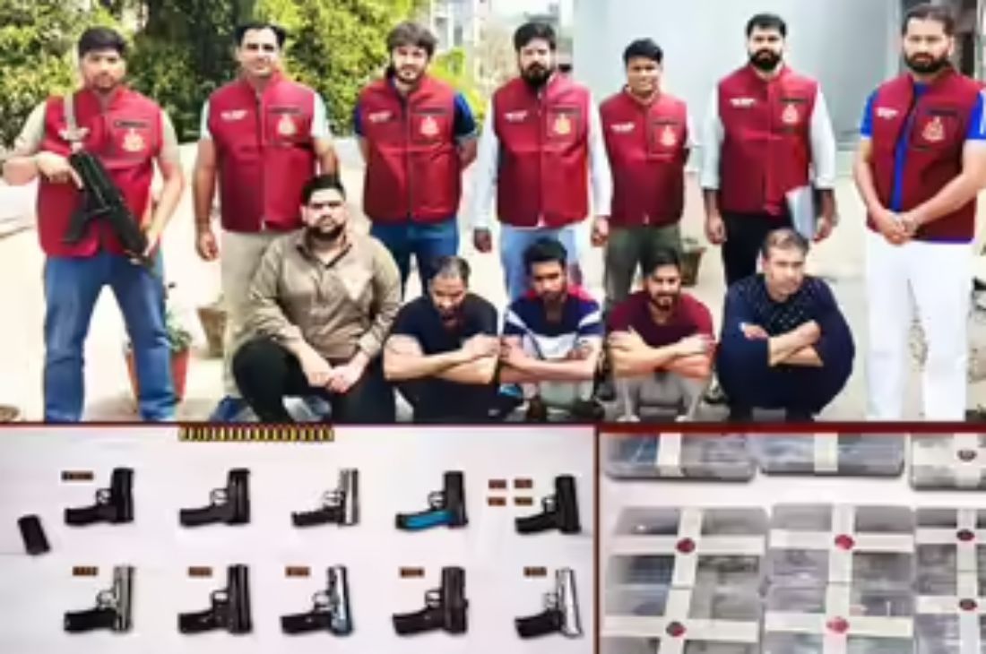 पाकिस्तान-नेपाल-बांग्लादेश से जुड़ा अंतरराष्ट्रीय हथियार तस्करी मॉड्यूल को क्राइम ब्रांच ने किया ध्वस्त; 10 आरोपी गिरफ्तार