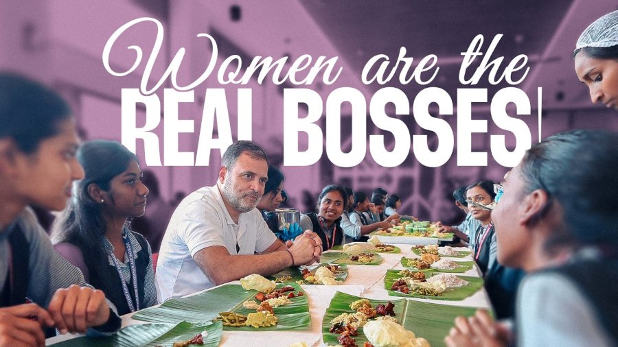 महिलाएं खुद तय करें अपनी पहचान… महिला दिवस पर केरल में राहुल गांधी ने की छात्राओं से बातचीत ; चुनाव के मद्देनजर 5 गारंटियों का किया ऐलान