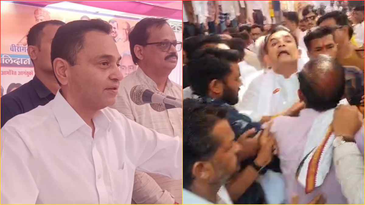 कांग्रेस के कार्यक्रम में बवाल: नकुलनाथ के मंच से उतरते ही आपस में भिड़े कार्यकर्ता, पुलिस ने संभाला मोर्चा