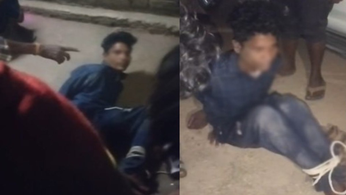 बच्चा चोरी के शक में युवक को ग्रामीणों ने पकड़ा, हाथ-पैर बांधकर किया पुलिस के हवाले, लेकिन जांच में सामने आई यह बात