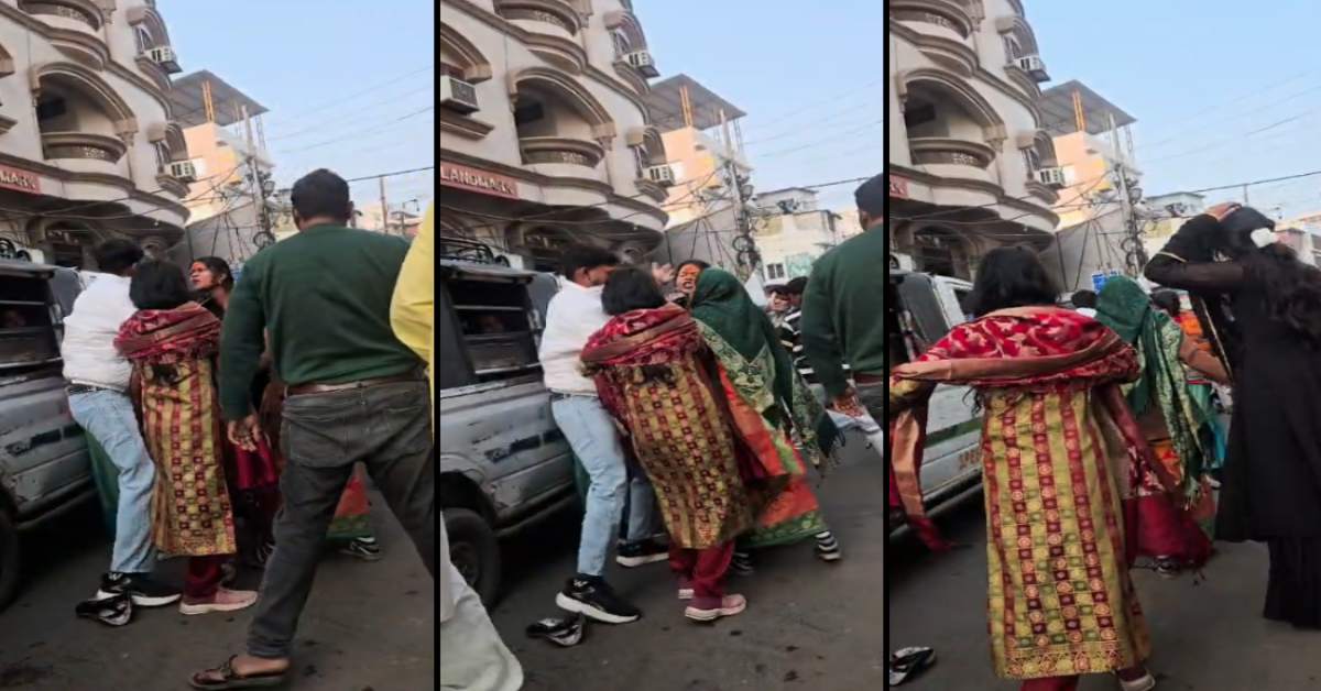 महाकाल मंदिर क्षेत्र में विवाद: युवक ने महिला को जड़ा थप्पड़, मारपीट का वीडियो वायरल