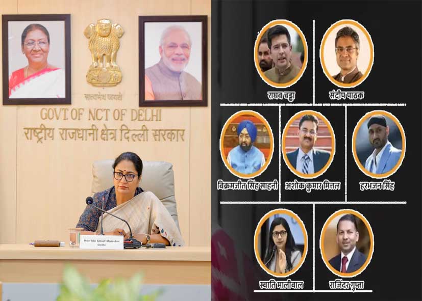 राघव चड्ढा समेत 7 AAP सांसदों के बीजेपी में विलय को मंजूरी, CM रेखा गुप्ता ने किया स्वागत