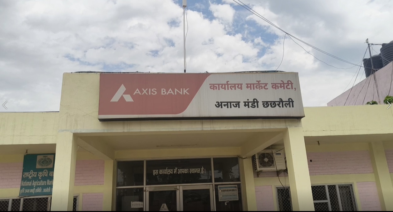 छछरौली मंडी में उठान न होने से गेहूं के अंबार, किसान और आढ़ती परेशान