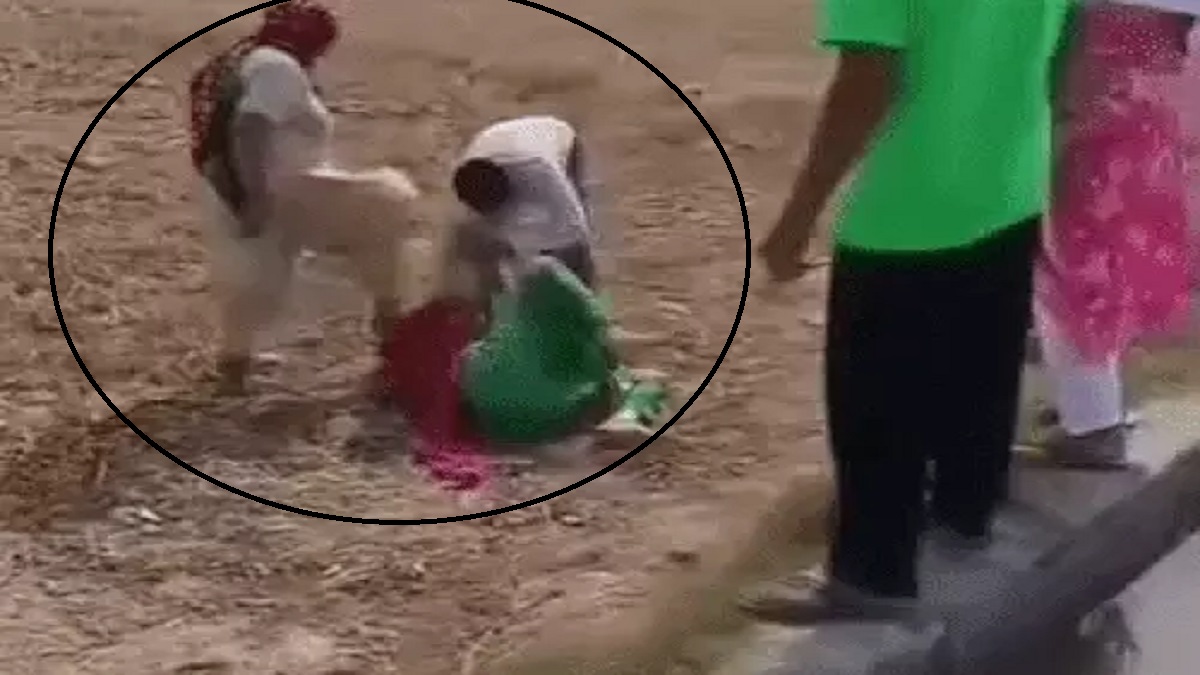 28 एकड़ जमीन के लिए मां बनी जल्लाद, सगी बेटी को जमीन पर पटककर डंडों से पीटा, छोटी बहन बनाती रही वीडियो