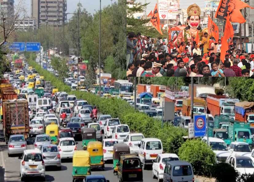 हनुमान जयंती 2 अप्रैल: दिल्ली ट्रैफिक पुलिस ने दी खास सलाह, इन रास्तों पर अलर्ट; देखें रूट