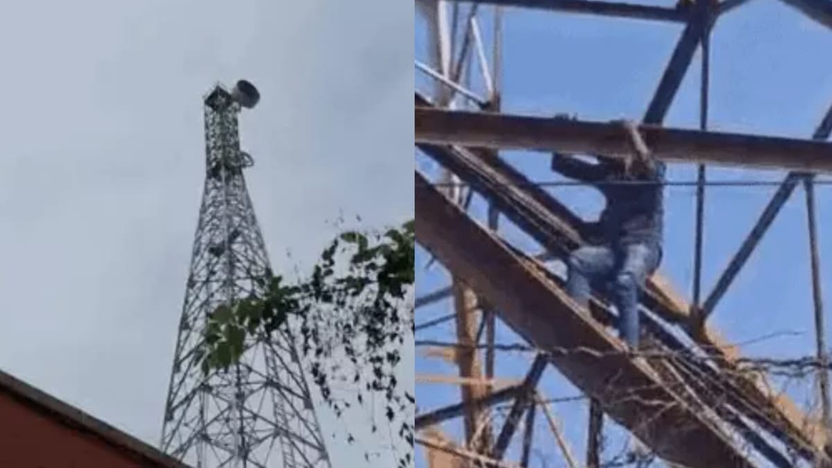 नीचे आओ, सीधा ससुराल लेकर चलेंगे, टावर पर चढ़े आशिक को उतारने के लिए पुलिस ने दी लिखित गारंटी, 6 घंटे बाद खत्म हुआ हाई-वोल्टेज ड्रामा