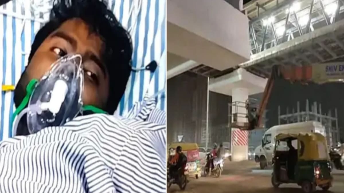 पटना मेट्रो में स्लैब के नीचे तड़पता रहा मजदूर, सहकर्मी बचाने के बजाय बनाते रहे वीडियो, अस्पताल में इलाज जारी