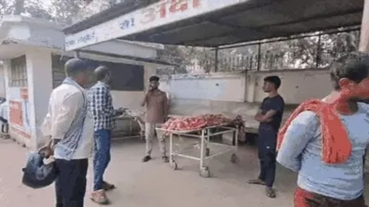 मवेशियों के लिए चारा लेकर लौट रहे किसान को अज्ञात वाहन ने कुचला, मौत, आरोपी फरार