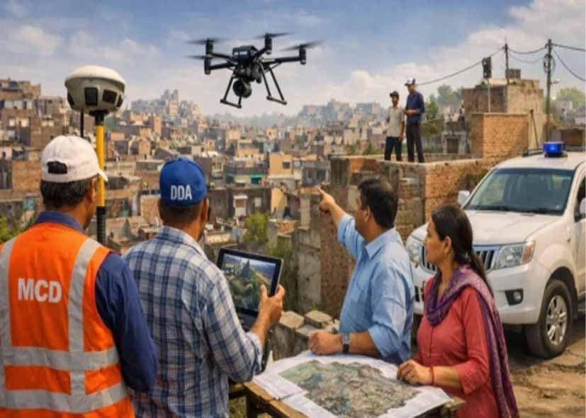 दिल्ली में 1511 अनधिकृत कॉलोनियों का ड्रोन सर्वे करेगी MCD, ‘जैसा है, जहां है’ आधार पर होगा नियमितीकरण