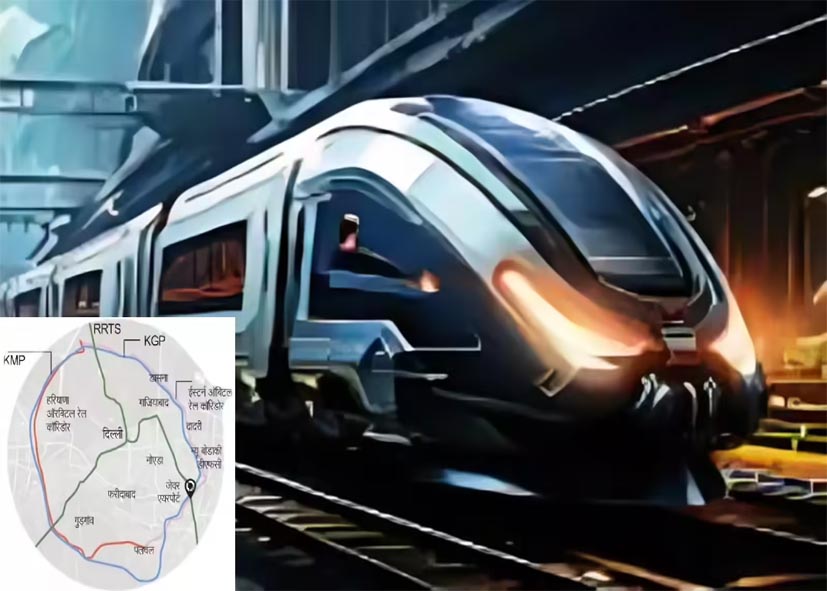 ऑर्बिटल रेल कॉरिडोर:160 किमी/घंटा की रफ्तार से दौड़ेगी ट्रेन, दिल्ली-NCR में कनेक्टिविटी को मिलेगा बूस्ट