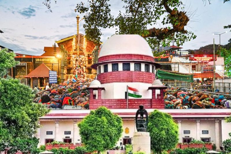 महिला के छूने से देवता अपवित्र कैसे ? सबरीमाला मंदिर मामले में SC का सवाल, मंदिर के वकील बोले- भगवान अयप्पा ब्रह्मचारी, इसलिए..