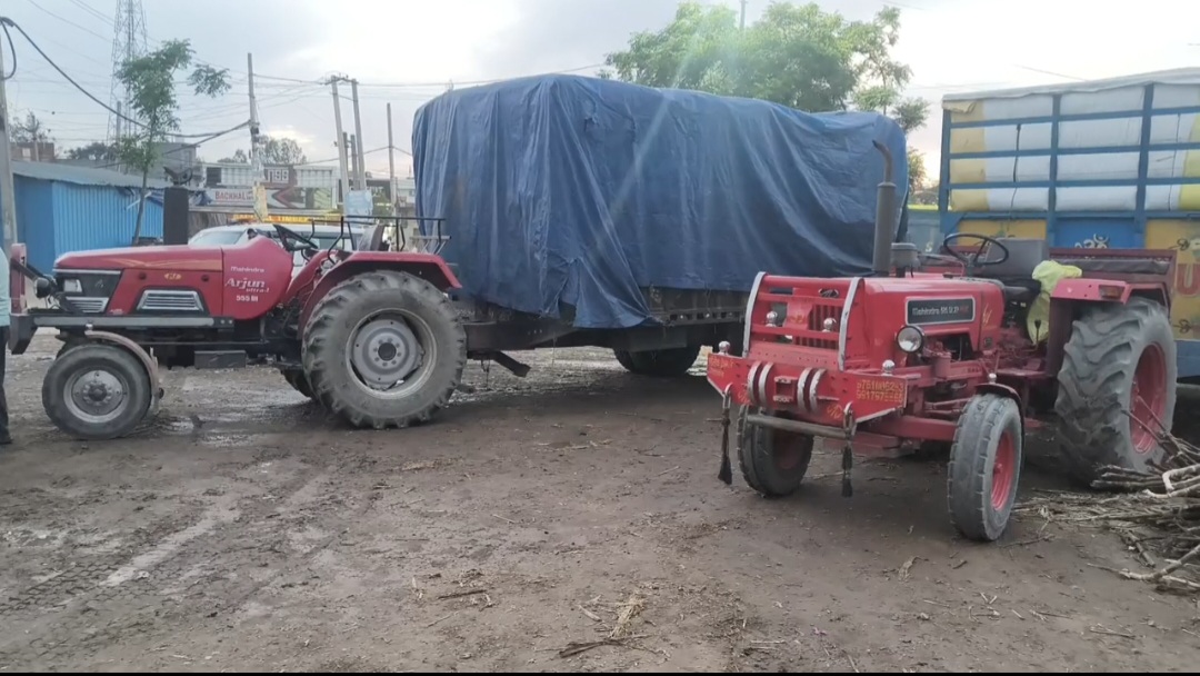 यमुनानगर: यूपी से अवैध रूप से लाई जा रही गेहूं की तीन ट्रालियां जब्त, पुलिस ने तीन चालकों को पकड़ा