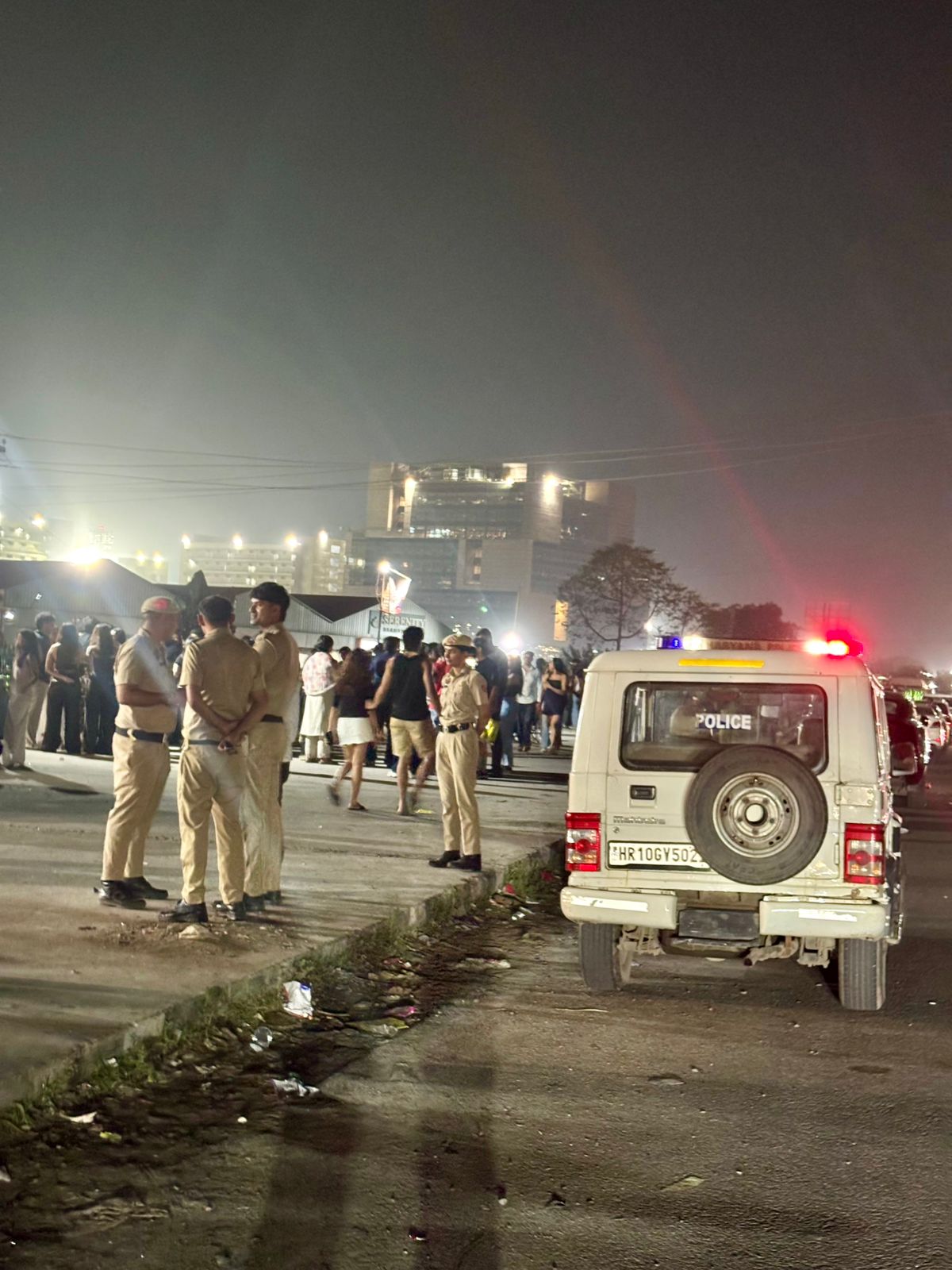 ओ.पी. जिंदल ग्लोबल यूनिवर्सिटी के बाहर सोनीपत पुलिस के व्यापक सुरक्षा प्रबंध