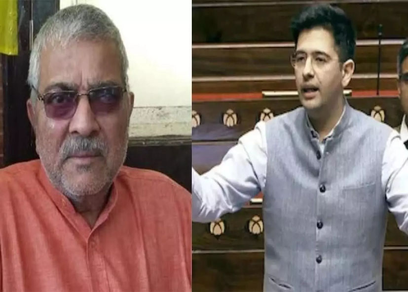 AAP–राघव चड्ढा विवाद में कांग्रेस सांसद डॉ. धर्मवीर गांधी की एंट्री, कहा- चिट्‌ठी फाड़कर चड्ढा के मुंह पर मारी..