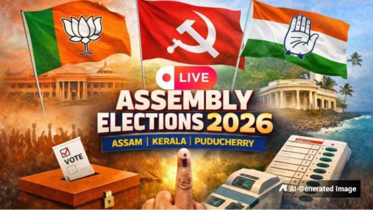 Assembly Elections 2026 Voting: सुबह 11 बजे तक सबसे ज्यादा असम में 39% मतदान, केरल में 33.13 तो पुडुचेरी में 37% वोटिंग