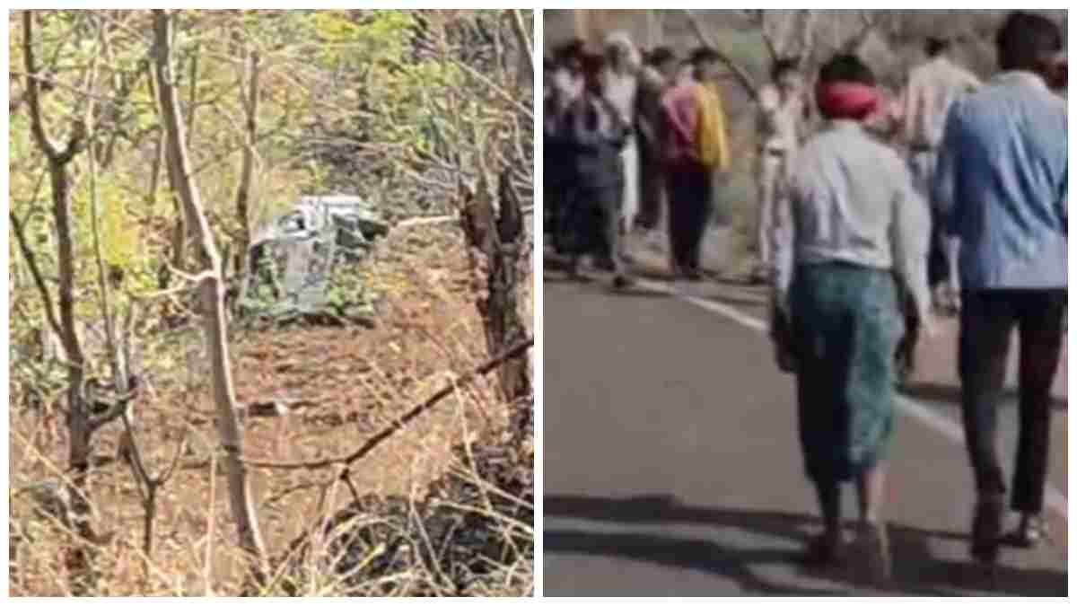 ड्राइवर की नींद बनी काल: दर्दनाक सड़क हादसे में 2 युवकों की मौत, खाई में जा गिरी तेज रफ्तार कार, दो गंभीर घायल    