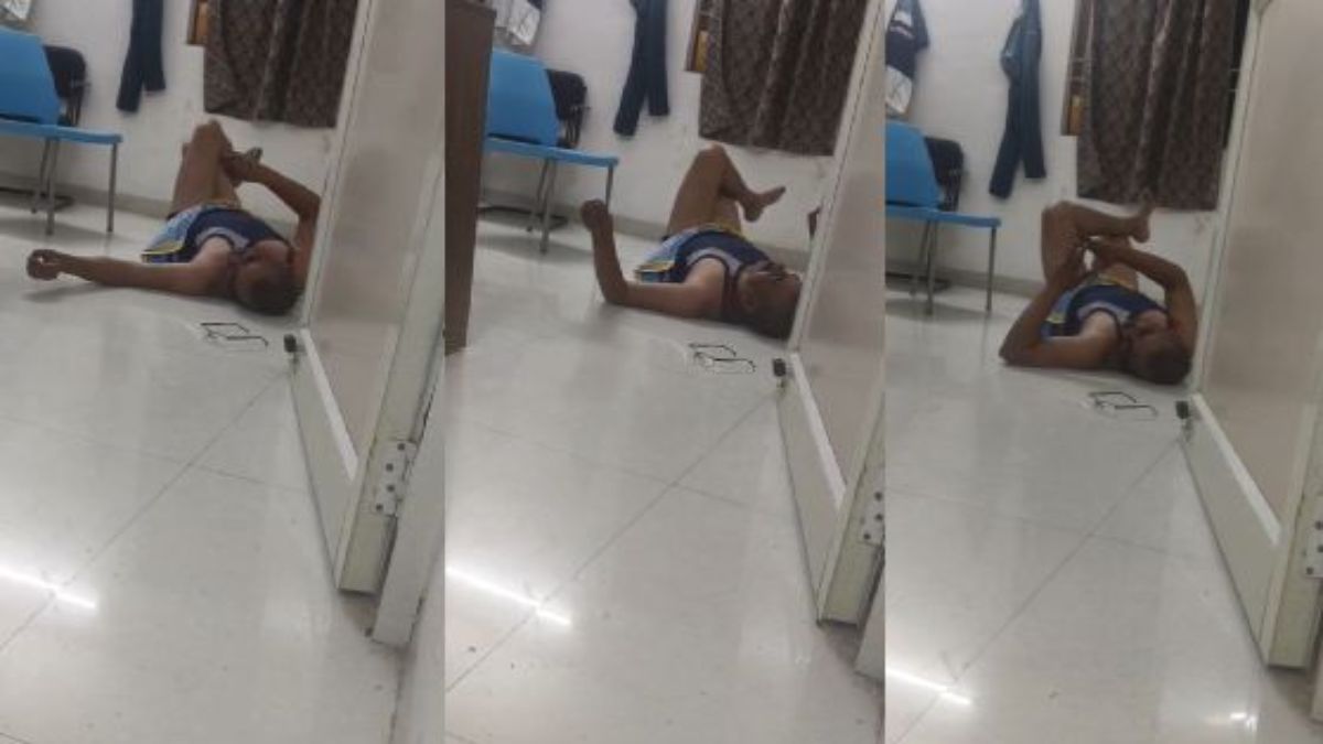 खाकी फिर ‘शर्मसार’: टल्ली ASI का वीडियो वायरल, नशे में ऐसे डूबे कि भूल गए चौकी है या बेडरूम