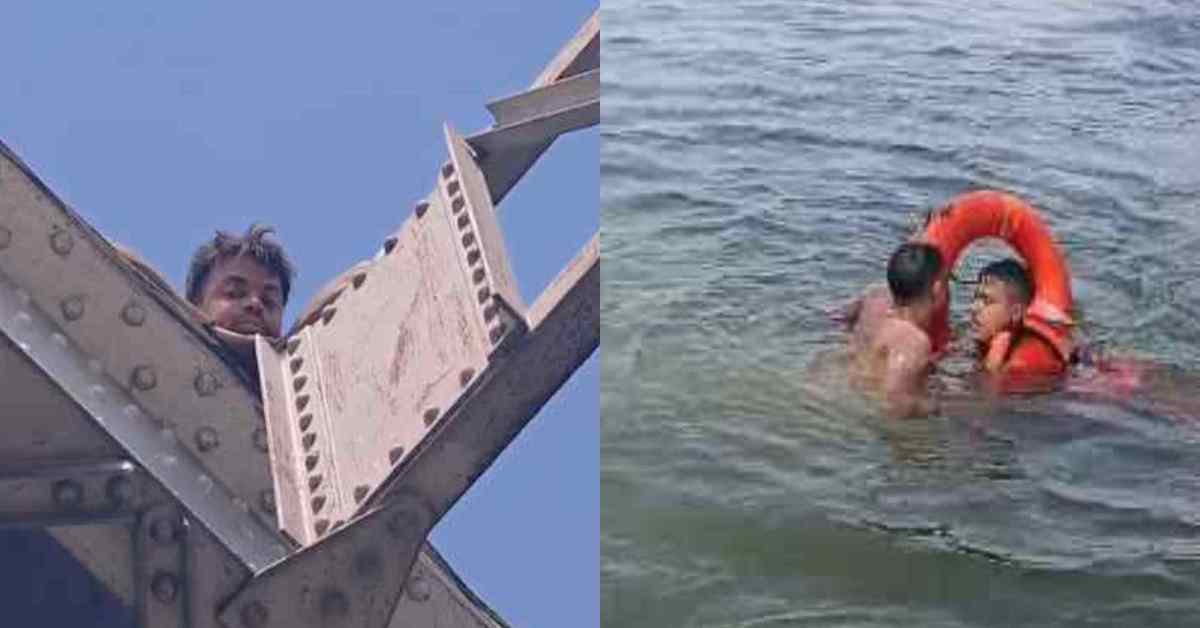 नशे में मौत का खेलः पुल पर चढ़कर युवक ने किया घंटों ड्रामा, फिर गंगा नदी में लगा दी छलांग, जानिए कैसे बची युवक की जान…