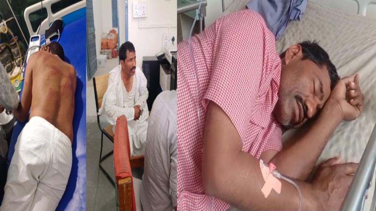 सरपंच पति पर जानलेवा हमलाः शिक्षक के परिजनों ने की पिटाई, FIR दर्ज, आरोपी फरार, वीडियो वायरल