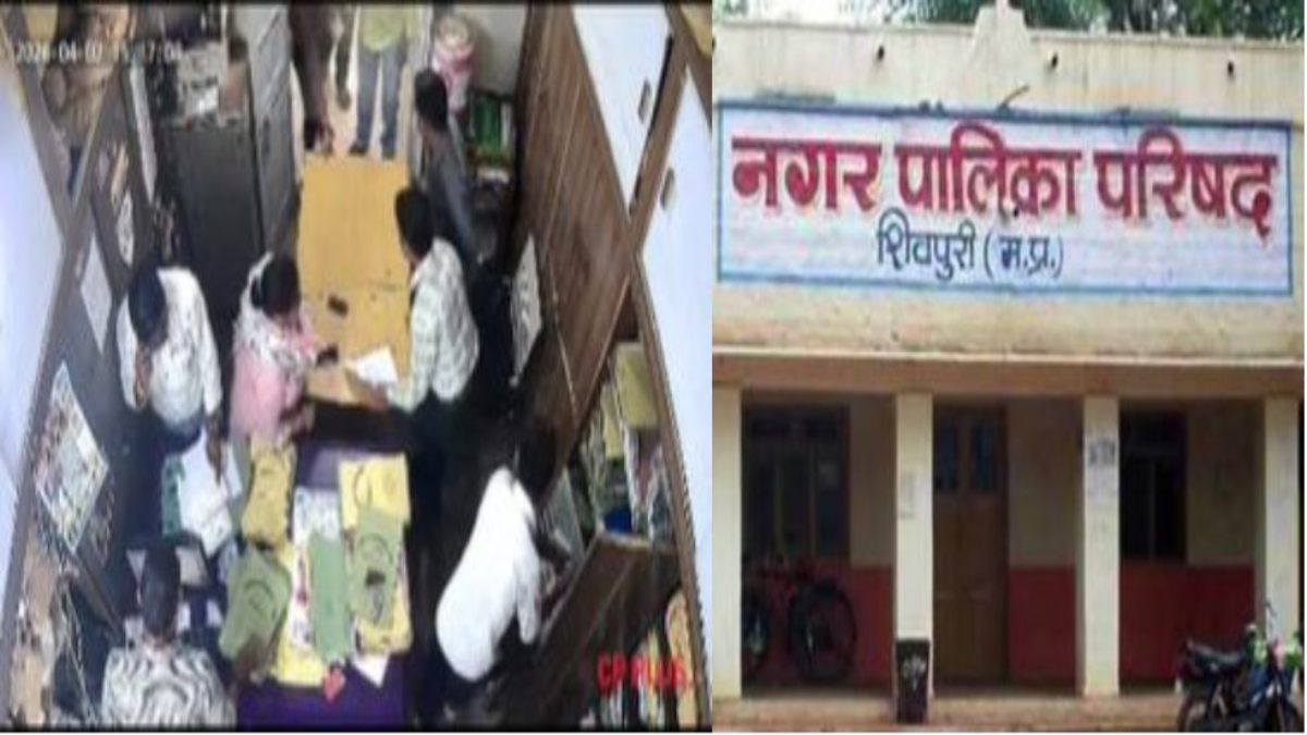 नगर पालिका अध्यक्ष पति की दबंगईः अकाउंटेंट से अभद्रता कर कैशबुक और फाइल ले गए, CMO को भी कहा भला बुरा, घटना सीसीटीवी कैमरे में कैद