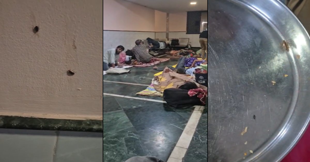 एम्स अस्पताल में अव्यवस्थाओं का आलम: NICU में चूहे मिलने के बाद अब वार्डों के बाहर कॉकरोच का आतंक, वीडियो वायरल