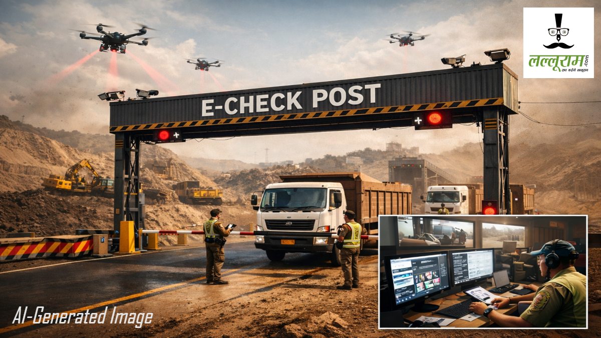 छत्तीसगढ़ में अवैध खनन पर कसेगा शिकंजा : ड्रोन से रखी जाएगी निगरानी, अवैध परिवहन रोकने 10 रूट्स पर होंगे ई-चेक गेट