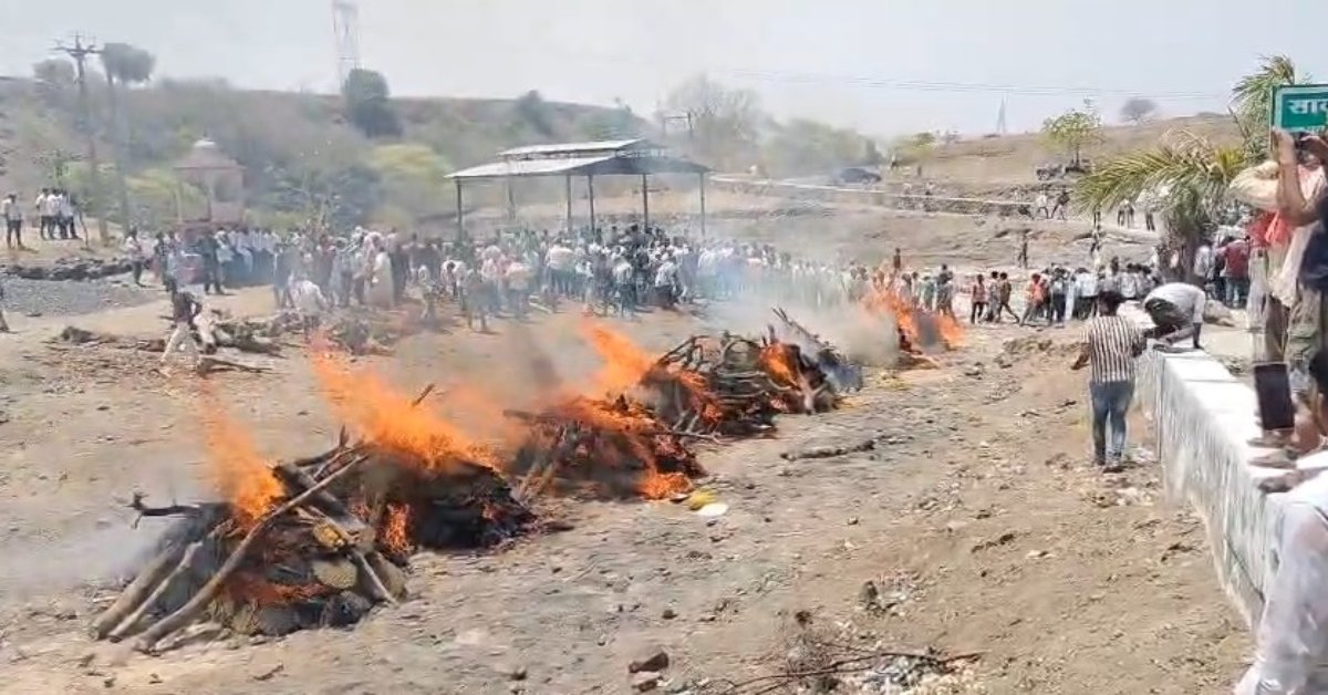 धार में एक साथ जली 8 चिताएं: भीषण सड़क हादसे में 16 लोगों की गई थी जान, NHAI की लापरवाही आई सामने