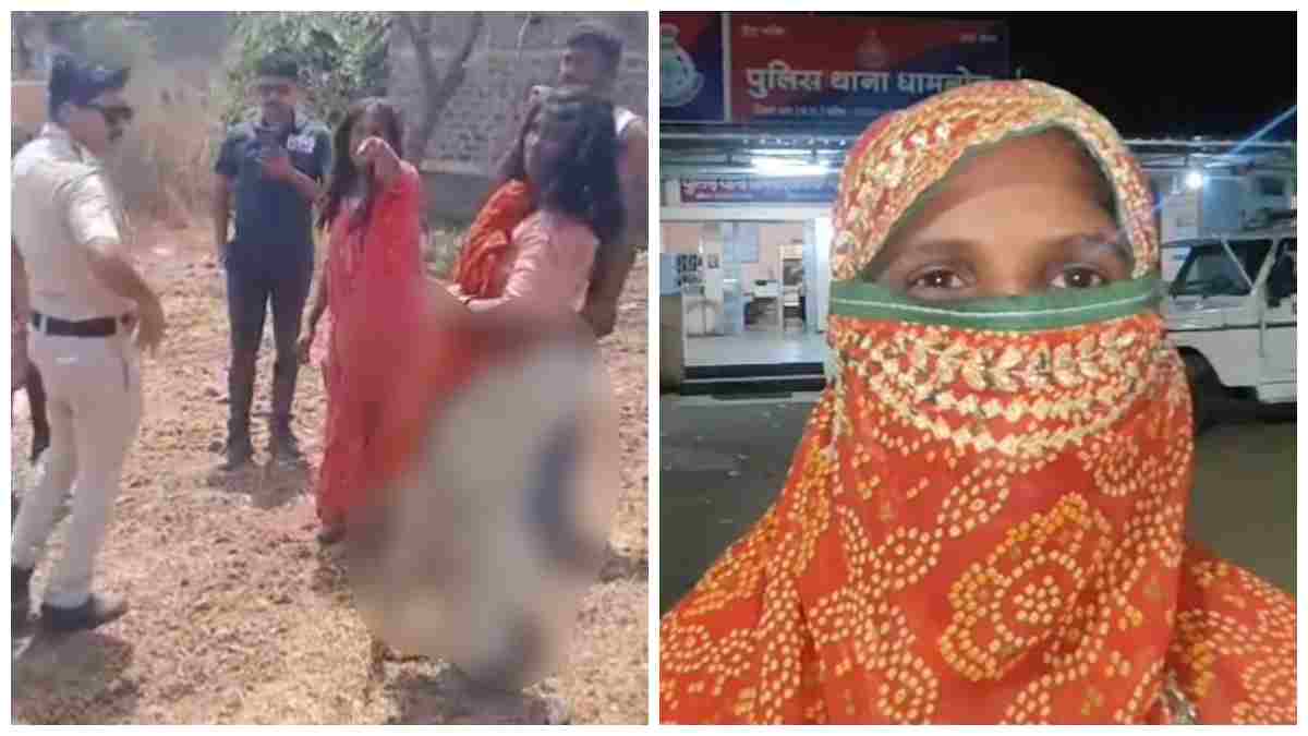 मारपीट और छेड़छाड़ की घटना से सहमा गांव: चिखती रही महिला, जमीन विवाद की आड़ में अश्लील हरकत, JCB से तोड़े खंभे  