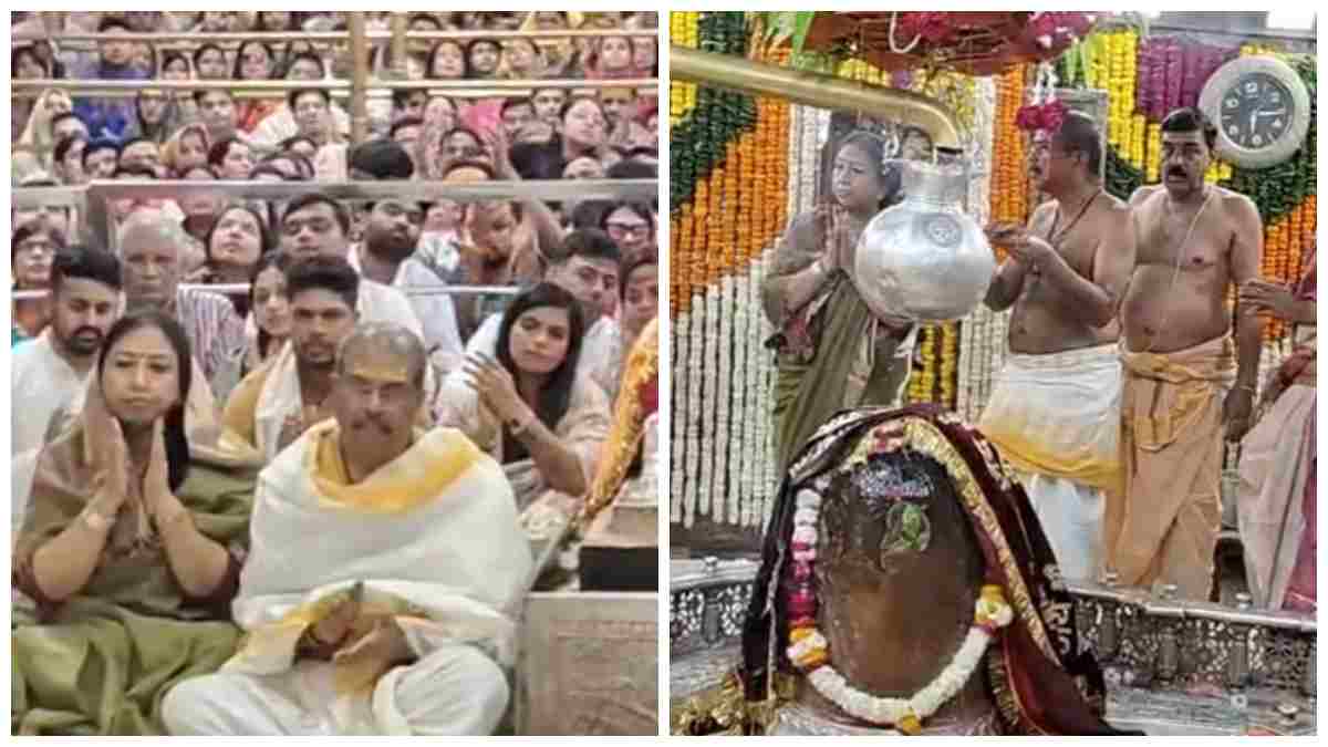 केंद्रीय शिक्षा मंत्री धर्मेंद्र प्रधान पहुंचे उज्जैन: सपत्निक बाबा महाकाल के किए दर्शन, भस्म आरती में शामिल होकर नंदी हॉल में लगाया ध्यान 