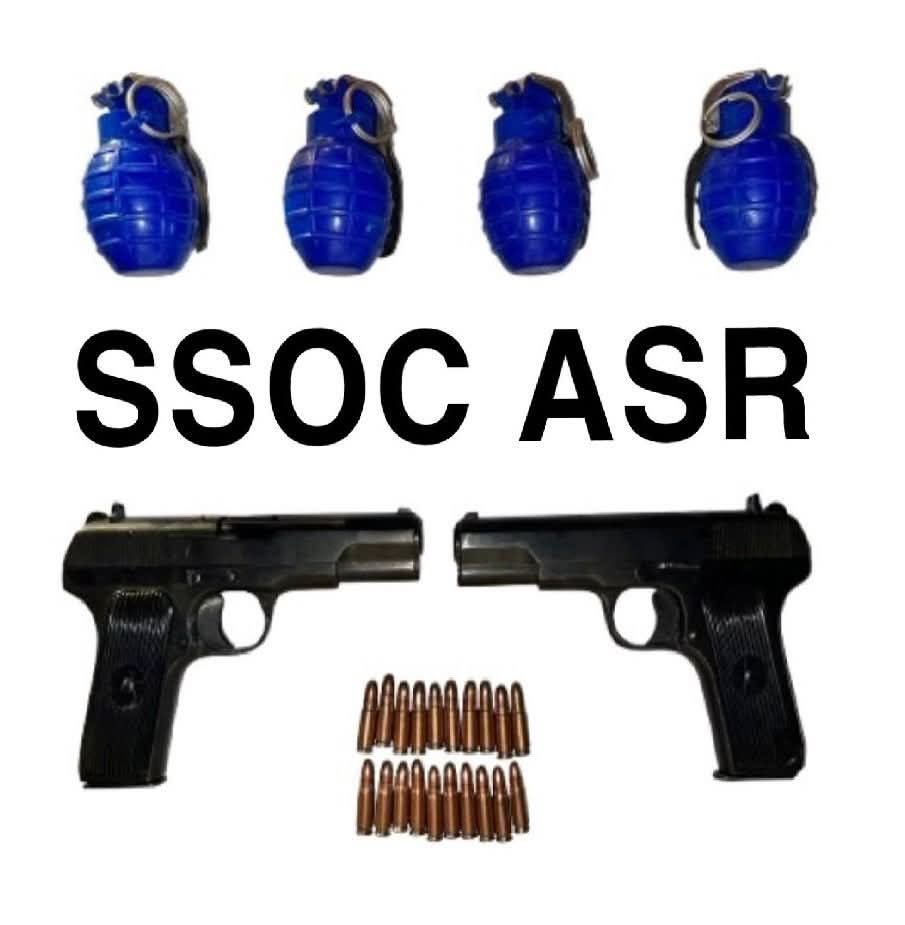 अमृतसर में आतंकी मॉड्यूल का भंडाफोड़, 1 गिरफ्तार; हथियार और हैंड ग्रेनेड बरामद