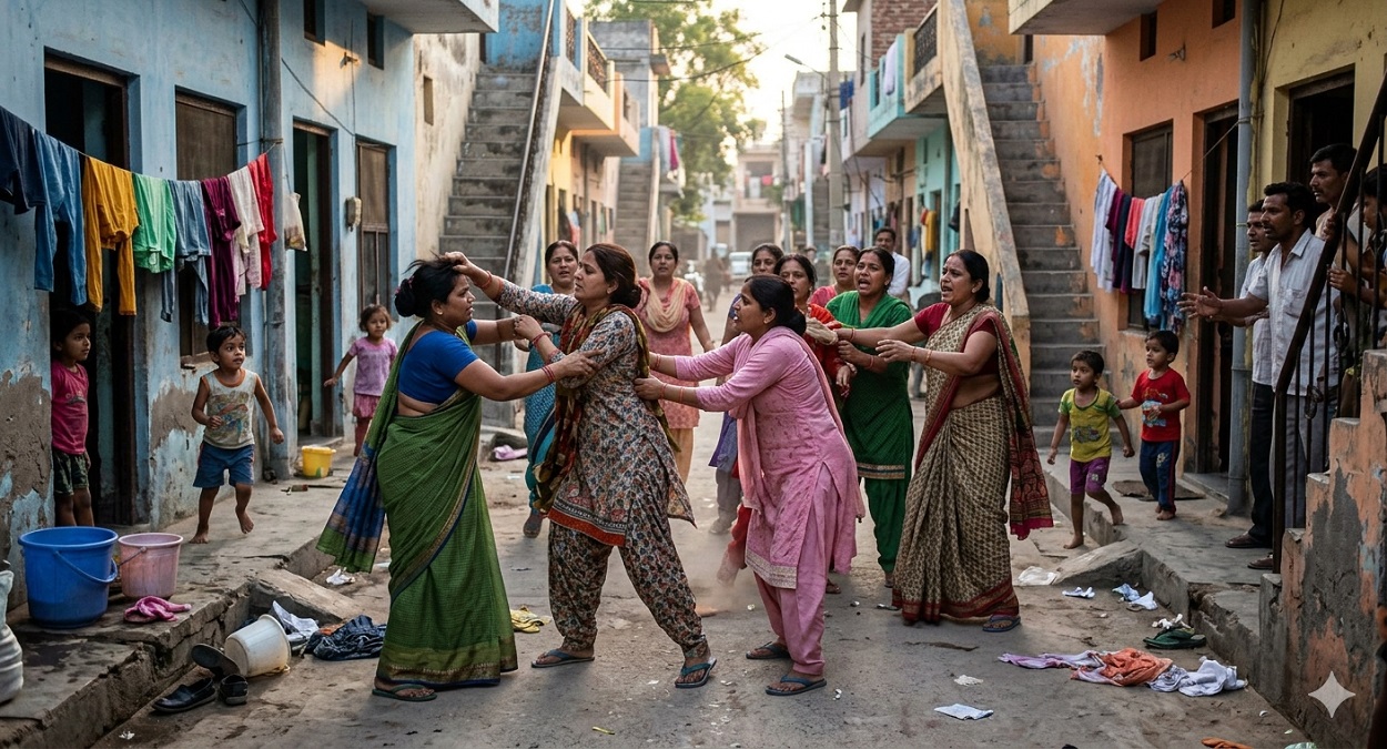 पानीपत के मॉडल टाउन में महिलाओं के दो गुटों में मारपीट, कपड़े गायब होने पर शुरू हुआ था विवाद