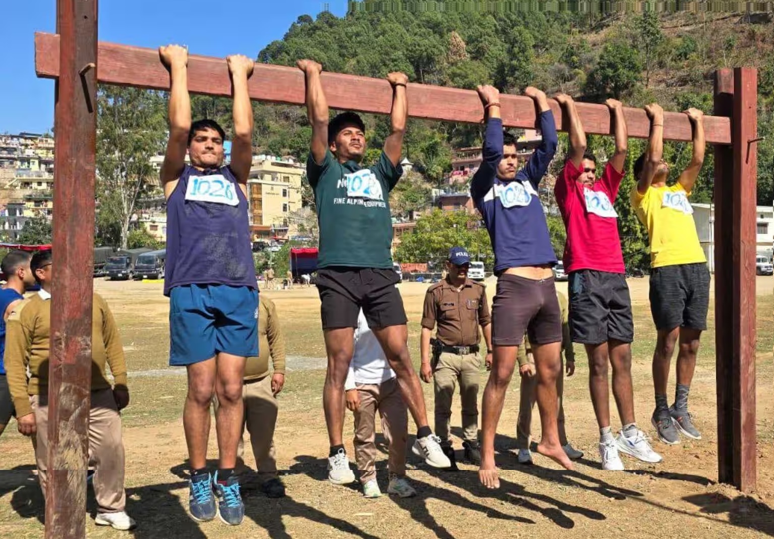 हरियाणा पुलिस भर्ती: PMT परीक्षा शुरू, जर्मनी से आई मशीनों से की जा रही शारीरिक माप