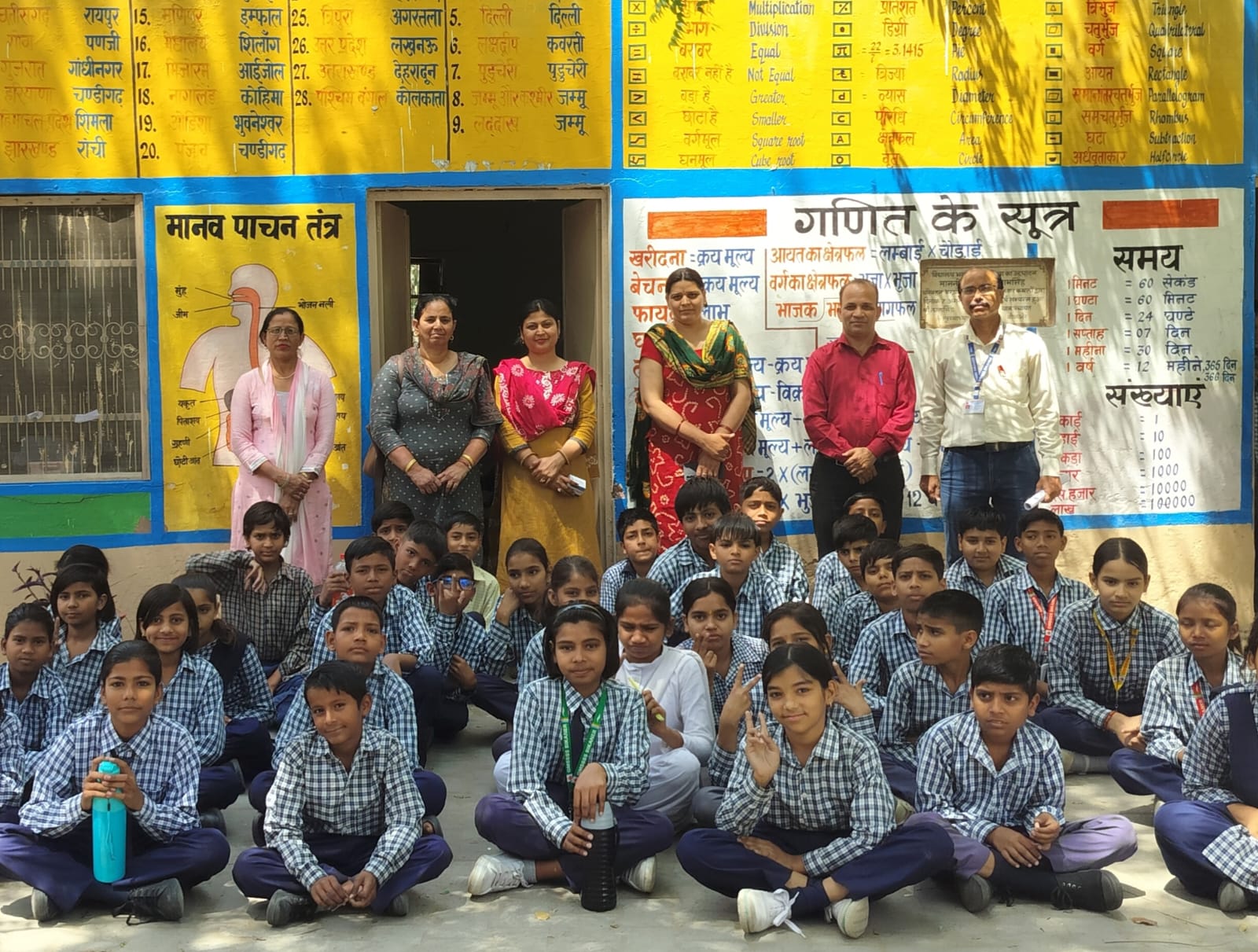 रेवाड़ी के बीकानेर विद्यालय में राष्ट्रीय कृमि मुक्ति दिवस पर जागरूकता कार्यक्रम