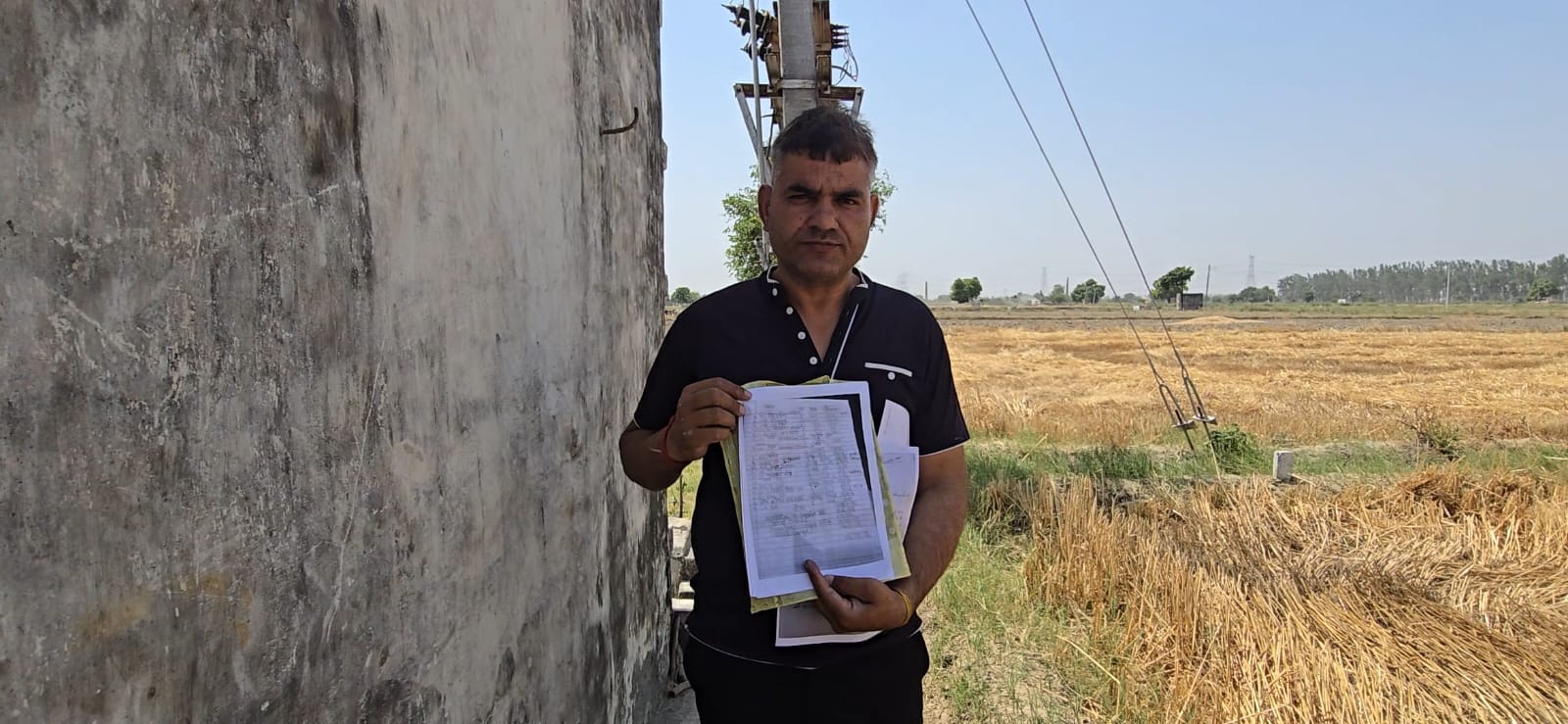 सोनीपत में बड़ा घोटाला? बिना बिजली कनेक्शन चालू दिखाकर किसान को भेजा बिल, विभाग पर गंभीर आरोप