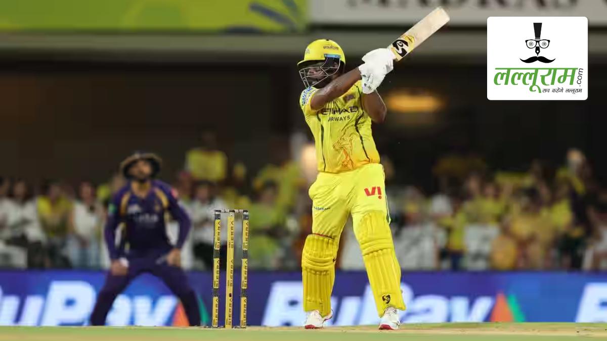 CSK vs KKR IPL 2026: चेन्नई ने कोलकाता को दिया 193 रन का लक्ष्य, अर्धशतक से चूके संजू सैमसन, कार्तिक त्यागी ने झटके 2 विकेट