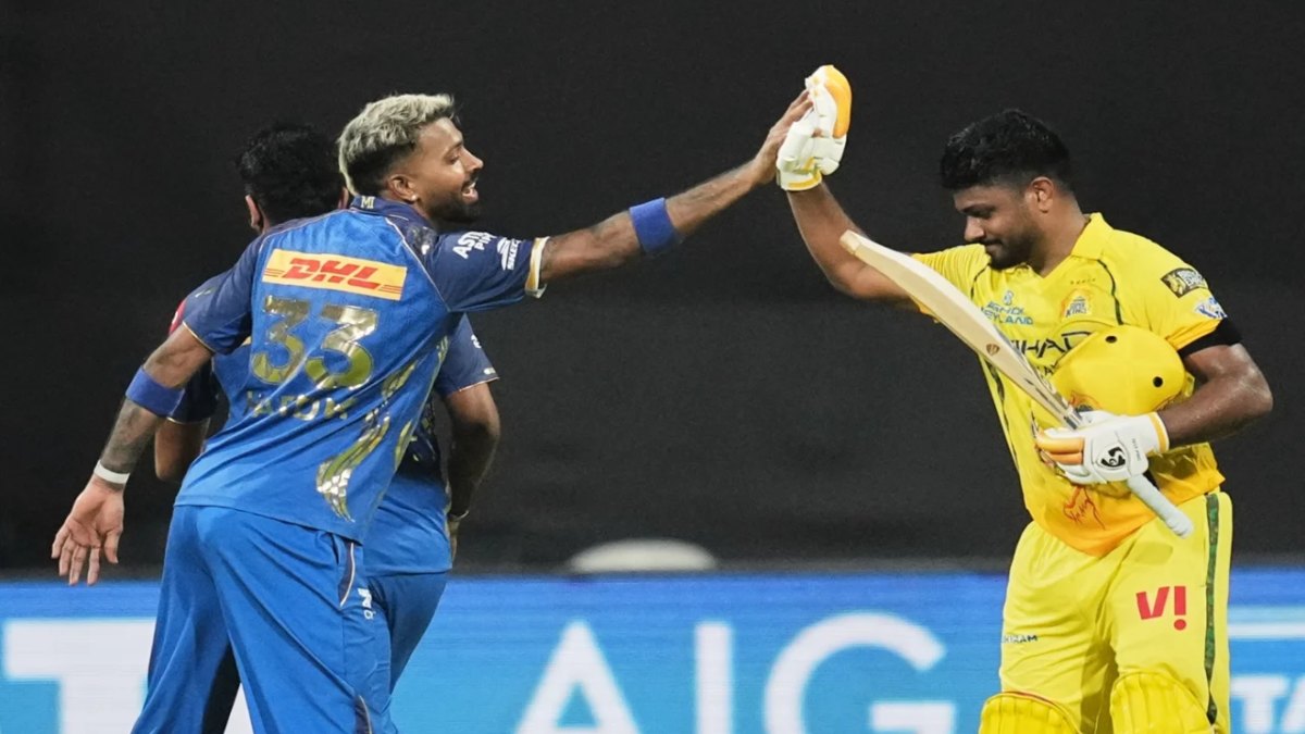 IPL 2026 MI vs CSK: चेन्नई की शानदार जीत, मुंबई को 103 रनों से दी शिकस्त; संजू ने लगाई सेंचुरी, अकील हुसैन ने झटके 4 विकेट