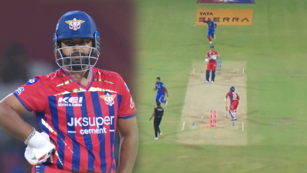 Rishabh Pant Run Out: इकाना में फूटी ऋषभ पंत की किस्मत! बिना गेंद खेले ही हो गए OUT, देखें वीडियो