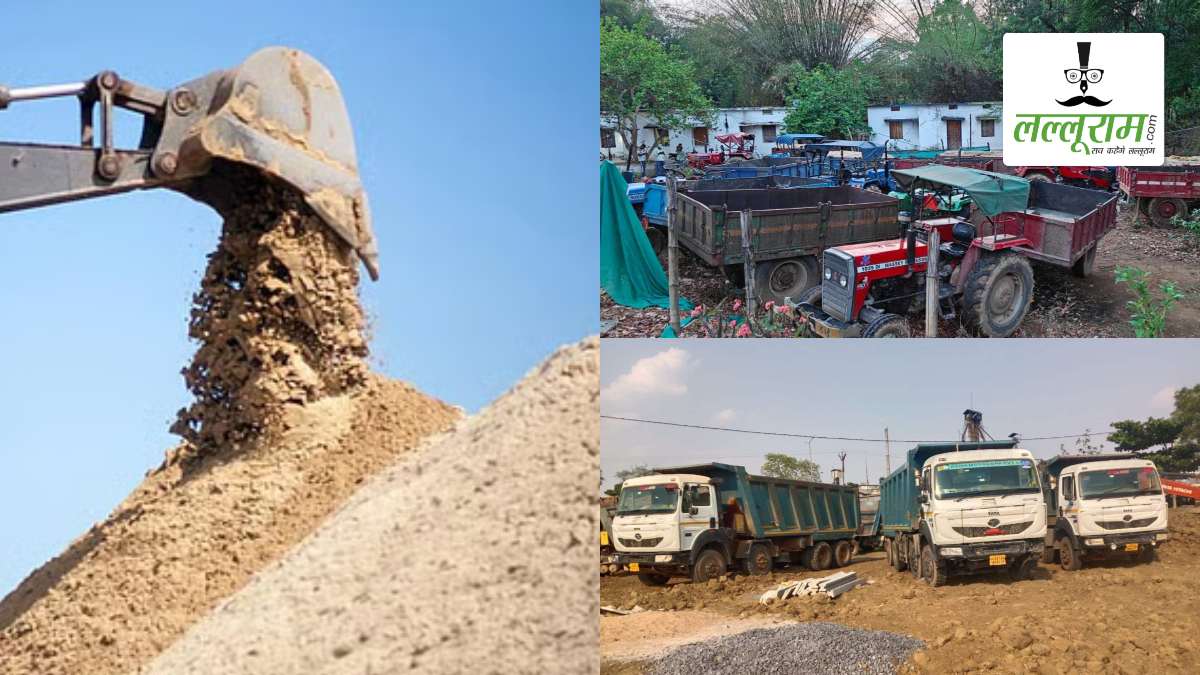 खनिज विभाग की बड़ी कार्रवाई: अवैध रेत उत्खनन कर रहे 22 वाहन किए जब्त, माफियाओं में हड़कंप
