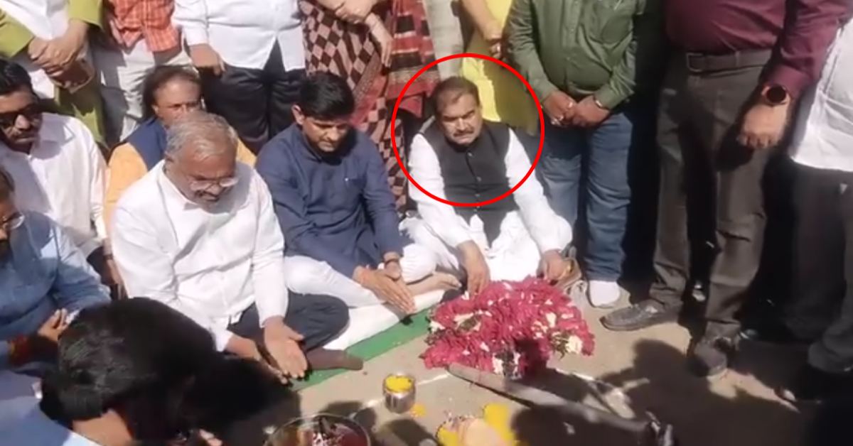 वंदे मातरम को लेकर गहराया विवाद: बीजेपी नेताओं के साथ भूमिपूजन करते नजर आए कांग्रेस पार्षद रुबीना खान के पति, आरोप-प्रत्यारोप तेज