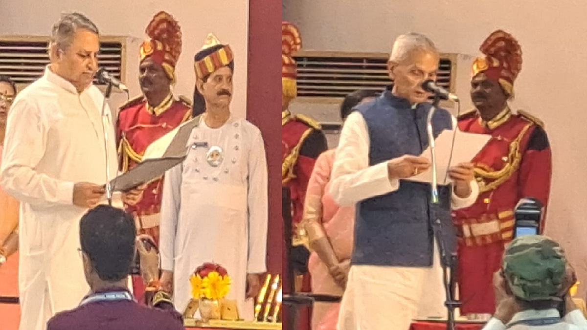 विजय कुमार चौधरी और बिजेंद्र प्रसाद यादव ने ली डिप्टी सीएम पद की शपथ, पहली बार ड्राइविंग सीट पर होगी भाजपा