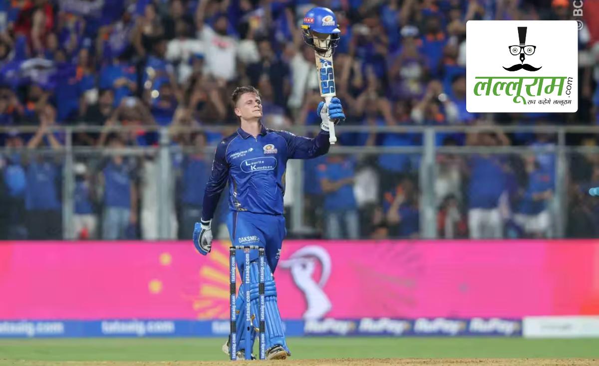 MI vs SRH IPL 2026: मुंबई ने हैदराबाद को दिया 244 रन का लक्ष्य, रिकल्टन ने खेली नाबाद 123 रन की शतकीय पारी, प्रफुल्ल हिंगे ने झटके 2 विकेट