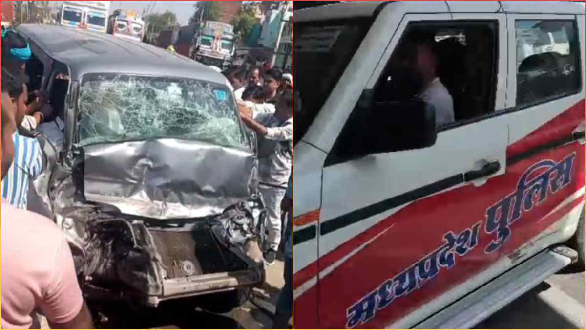 मुरैना में भीषण सड़क हादसा: UP से दर्शन करने आ रहे श्रद्धालुओं की कार को अज्ञात वाहन ने मारी टक्कर, बच्चे समेत कई लोग घायल