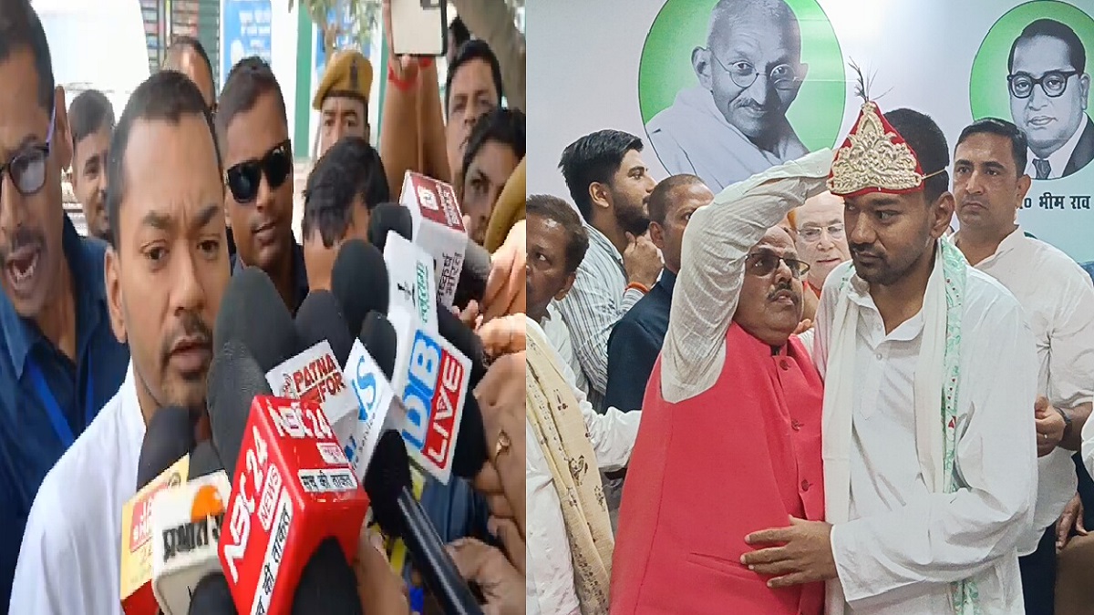 नीतीश के जाने के बाद जदयू कार्यालय पहुंचे निशांत, भामाशाह की जयंती समारोह में हुए शामिल