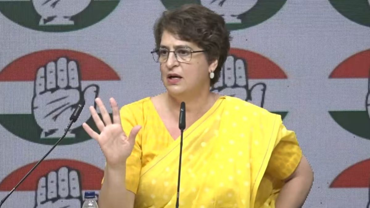 प्रियंका गांधी की प्रेस कॉन्फ्रेंसः महिला आरक्षण बिल गिरने पर बोलीं- विपक्ष ने सरकार की साजिश नाकाम की, बीजेपी पर भड़कीं