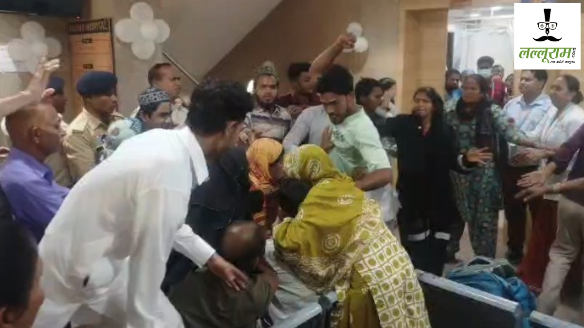 नवकार हॉस्पिटल में हंगामा : मायके और ससुराल पक्ष के बीच मारपीट, महिला का इलाज जारी …