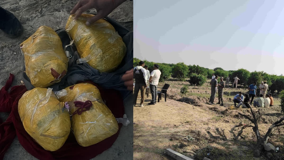 Rajasthan News: ड्रोन से गिर रहे थे पैकेट, नीचे तैनात थी पुलिस: भारत-पाक सीमा पर 60 करोड़ की ड्रग्स बरामद, अंतरराष्ट्रीय सिंडिकेट का भंडाफोड़