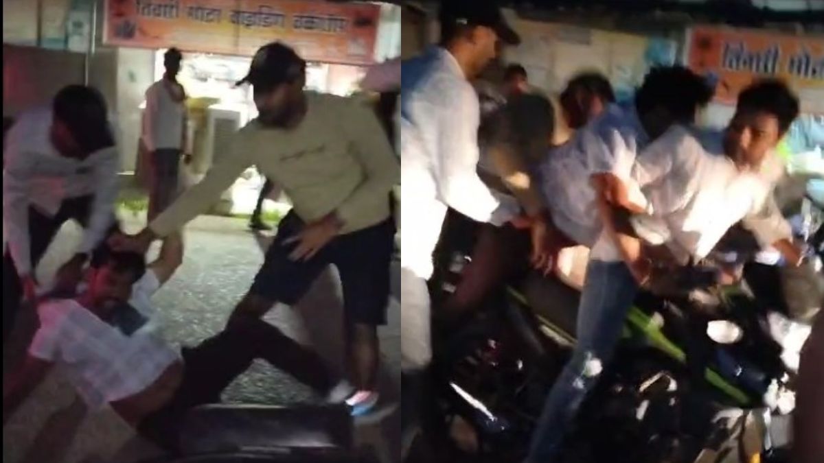 बदमाशों का लाइव ‘तांडव’: बीच चौराहे पर दुकानदार को अधमरा होने तक पीटा, फिर हाथ तोड़कर बाइक पर ले गए