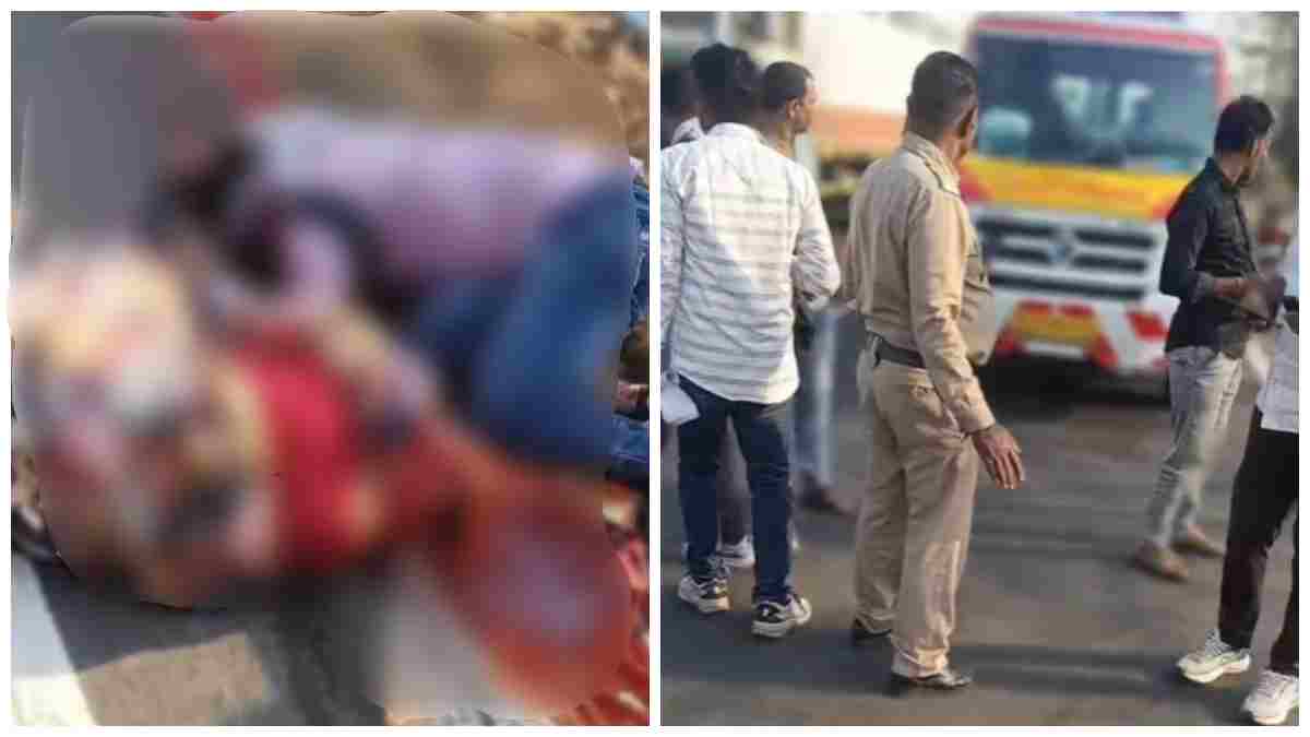 NH-44 पर दर्दनाक हादसा: अज्ञात वाहन ने बाइक को मारी टक्कर, महिला और युवक की मौके पर मौत
